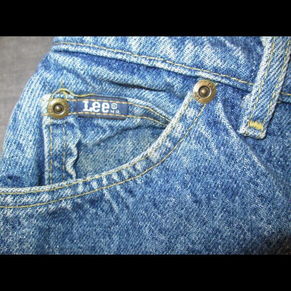 Lee Riders Womens Size 16P Vintage Blue Denim Jeans READ - Picture 7 of 14